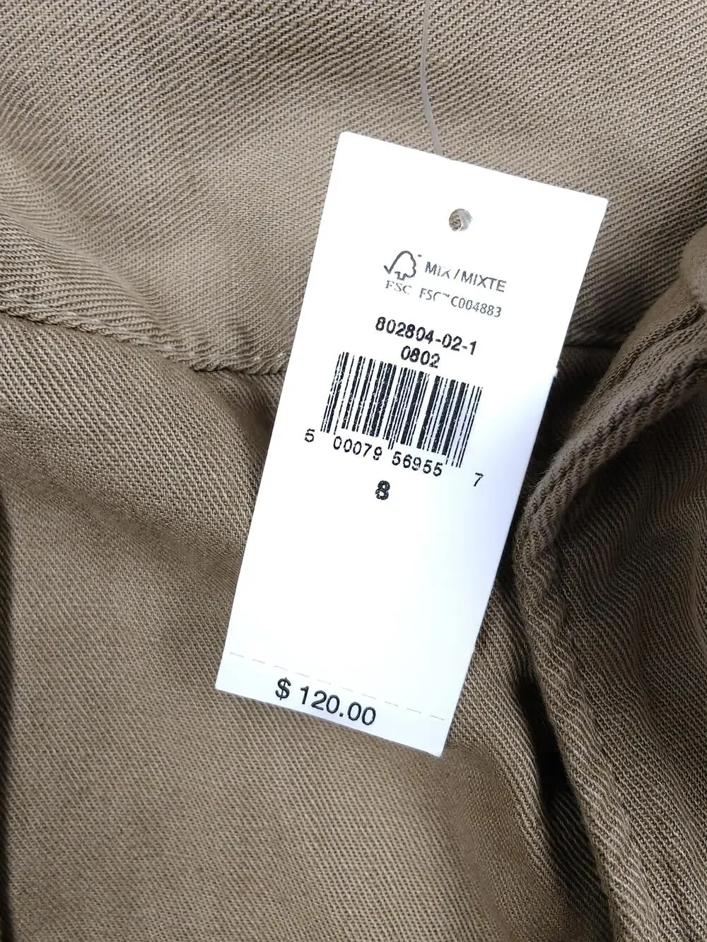 Banana Republic Pants Womens 8 Beige Cargo Straight Leg Twill Belted Pockets